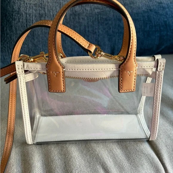 Tory Burch Clear Ella Mini Tote - Picture 2 of 4